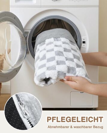 Ліжко ортопедичне для котів KSIIA, м'яке, 66x37 см, знімний чохол, сіре. Диван для котів та маленьких собак, нековзний, з спинкою та підлокітниками