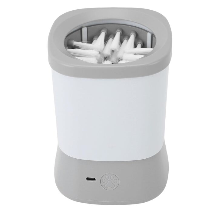 Автоматичний мийка лап для собак, USB, акумуляторна, електрична, 2 швидкості, 360° обертання, для маленьких та середніх собак