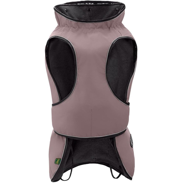 HUNTER Hundemantel Uppsala: рожевий теплий дощовик для собак, 2в1, розмір 35