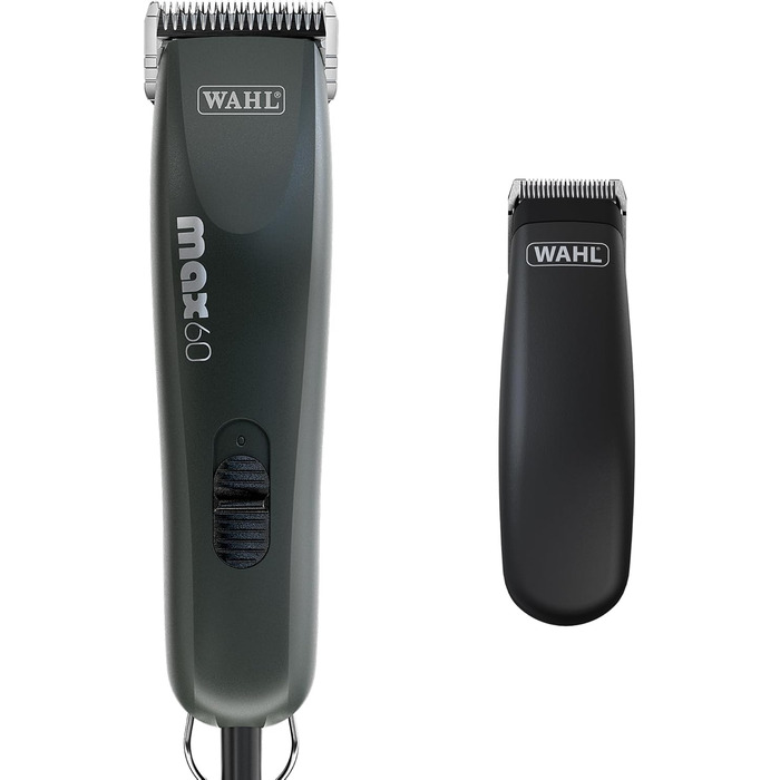 Набір для стрижки тварин WAHL Animal Clipper Kit Max 60+Pocket Pro: стрижка собак, котів, машин для грумінгу, набір для догляду за шерстю