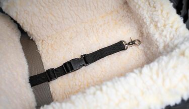 Автокрісло для собак Snoozer Lookout I, чорний діамант, 2,3-6,8 кг, для собак маленьких порід, знімне, проти блювоти під час поїздки