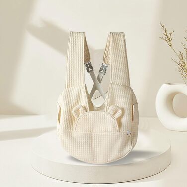 Рюкзак для тварин: переноска для собак та котів 2-12 кг, туристичний, складний, бежевий