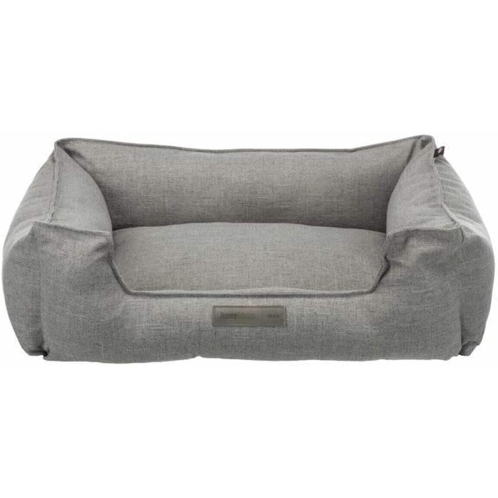 Тріксі лежанка для собак Таліс, 80 x 60 см, сіра - зручна лежанка з веб-тканини для середніх собак, з неслизьким покриттям та можливістю прання