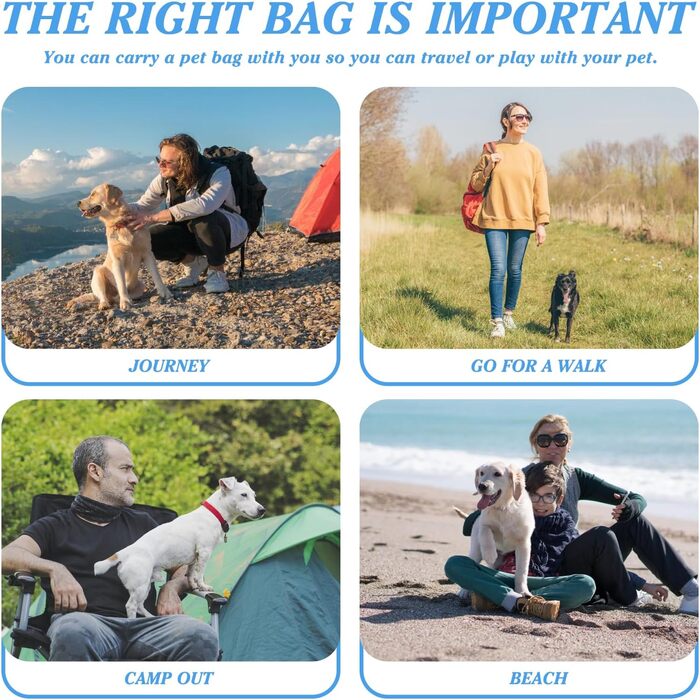 Сумка-переноска для собак та котів до 15 кг, з регульованим плечовим ременем, для прогулянок та активностей
