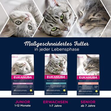Сухий корм для літніх котів Eukanuba Senior, 10 кг