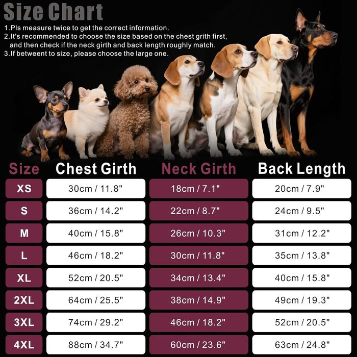 Світшот для собак Mosucoirl: теплий, м'який, для маленьких, середніх та великих собак, XS-4XL, червоний