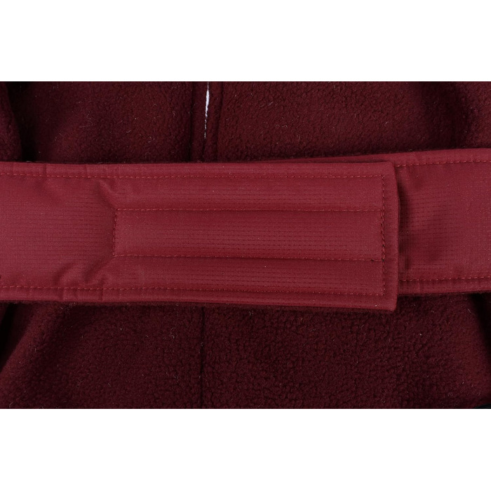 Зимова куртка для собак Ragna Rot, 35 см - теплий фліс, світловідбиваючі смуги, водонепроникна, для Чихуахуа, Йоркширського тер'єра, Пуделя