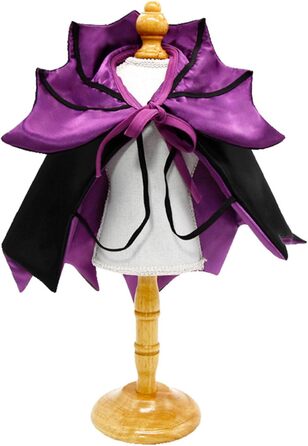 Костюм на Геловін для собак та котів: вампірський плащ чорного/червоного та чорного/фіолетового кольору, костюм кажана, XL