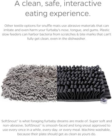 Килимок-поїльник Pet Parents® Forager® для собак з м'яким носиком та нековзким покриттям. Повільний годівник для великих та маленьких собак (48,3 см)