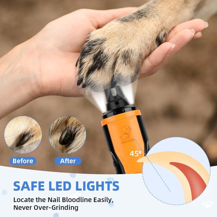 Електричний триммер для собак та котів 2 шт. з LED-дисплеєм та 5 швидкостями (M9)