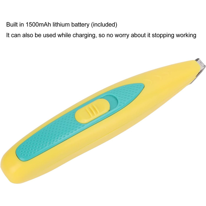 Бездротовий тример для собак та котів з щіткою, тихий, для догляду за домашніми тваринами