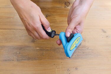 FURminator FURflex, щітка для грумінгу великих собак, насадка для видалення підшерстка, розмір L