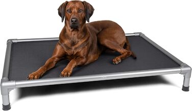 TrendPet HighBed: Підвищене собаче ліжко з алюмінію (90x70 см), Преміум якість