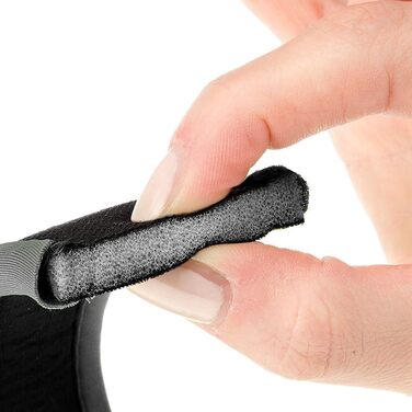 Шлейка для собак Ferplast ERGOTREKKING Large, чорна, велика, з 6 застібками, відбиваючими елементами та регулюванням, для грейхаундів