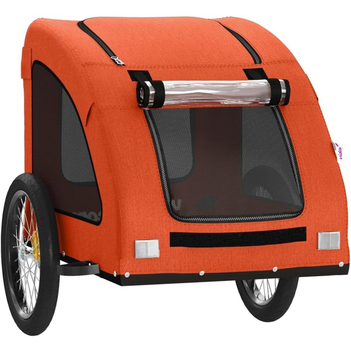 Причіп для собак Gecheer, 45 кг, оранжевий, 137x68x72 см