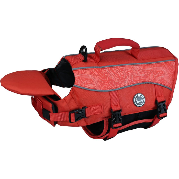 Жилет для плавання собаки VIVAGLORY Front Float, зелений, L (53-63 см окружність грудної клітки)