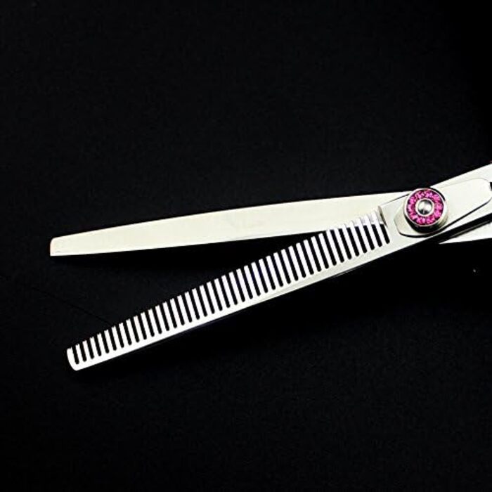 Набір професійних ножиць для грумінгу собак JIESENYU: 7 дюймів, прямі та витончені леза, 4 шт.