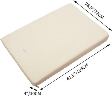 Ортопедичне ліжко для собак Joyelf, Memory Foam, розмір S (XXLarge - 105 x 72 x 10 см)