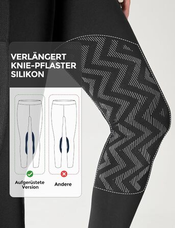 Спортивні штани для верхової їзди FitsT4 для жінок та дівчаток. Легінси для верхової їзди з силіконовими накладками на колінах, з боковими кишенями, дихаючі та еластичні. Ідеально підходять для верхової школи та їзди на велосипеді навесні/влітку. Чорний к