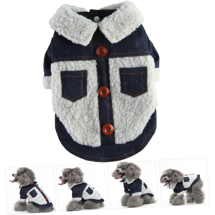 ERINGOGO Тепла куртка для собак на зиму. Водонепроникна, для активного відпочинку та фотосесій. Розмір M, Бежевий