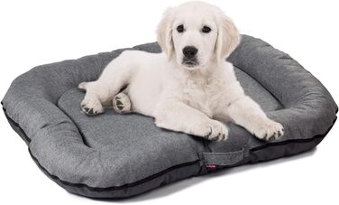 Водонепроникне лежанка для собак, лежанка-матрац з Codura, сіра, розмір M (80 x 65 см) | Для дому та вулиці | Лежанка для середніх собак