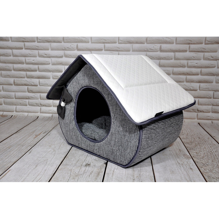 Будиночок-ліжечко SjestaPupila для собак та котів, розмір M (35x32 см)