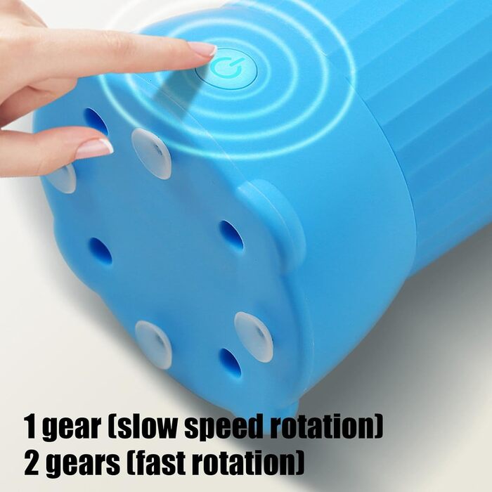 Автоматичний мийник лап для собак Acunny, електричний, USB, портативний, блакитний