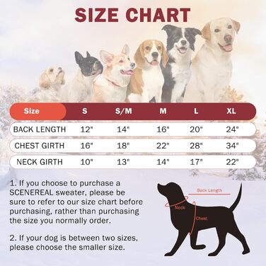 Світер для собак SCENEREAL на Новий Рік, костюм ельфа для собак великих, середніх та маленьких порід, дівчаток та хлопчиків, м'який, теплий, зимовий, святковий, червоний, універсальний (Getaway Solids) X-Large