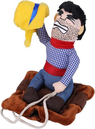 Костюм для собак Filfeel: Веселий костюм на Хелловін, ковбойська куртка для собак маленьких, середніх та великих розмірів (L, XL, для їзди)