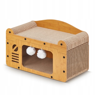 Низька дряпалка-ліжка, килимки для дряпання GLOBANI (до 60 см)