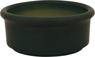 Велика керамічна миска для собак 3 л, 28×11 см, міцна, зелена