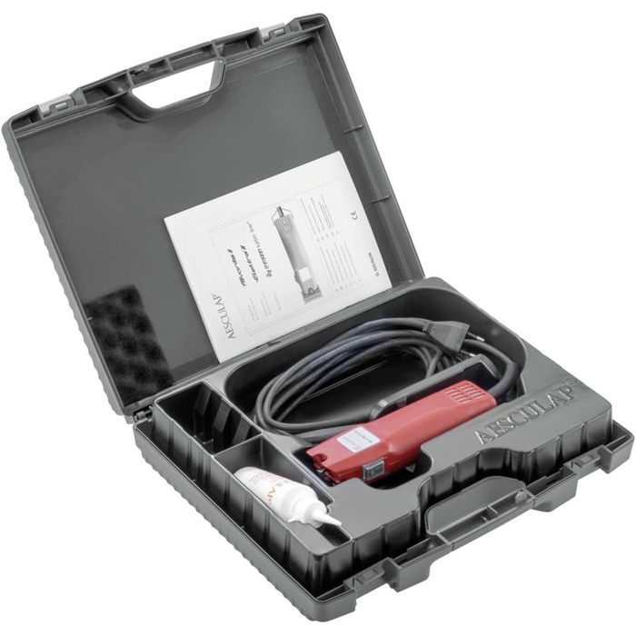 Професійний шерстьостригач Agrarzone Edition Aesculap Favorita Speed для собак та коней | Набір з насадкою | Потужний німецький тример для тварин