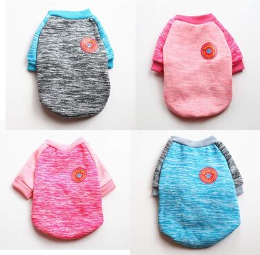 Теплий собачий светр HAPEE для малих та середніх собак з емблемою, для цуценят, котів та собак взимку