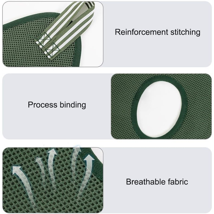 Набір для догляду за собакою DONGKER 10-в-1: гамак, щітка, триммер та пилка для нігтів. Зелений