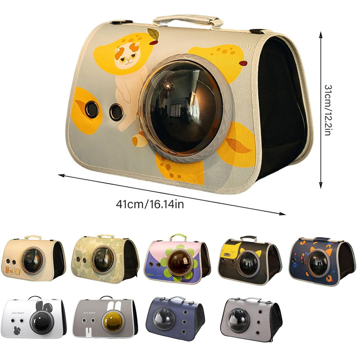 Модна переноска для домашніх тварин, легка сумка через плече для собак і котів, потовщена переноска для маленьких собак