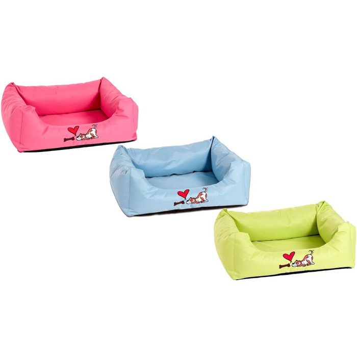 Крісло-ліжко для собак Montenegro, блакитне, 80 x 67 x 22 см