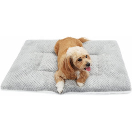 Килимок для собак та котів, 60x80 см, сірий - м'який, дихаючий, машинного прання
