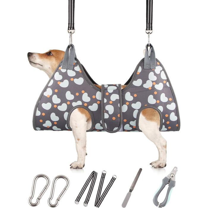 Гамманець для грумінгу домашніх тварин, гаманець для грумінгу котів та собак, гаманець для грумінгу з обрізачем нігтів, гаманець для грумінгу, підвіска, гаманець для грумінгу з обрізачем нігтів для маленьких собак до 20 кг