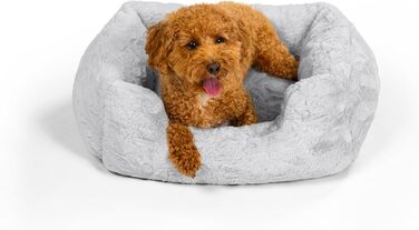 Лежак для собак Best Friends by Sheri Soothe & Snooze Lounge Lux, прямокутний, меморі фоам, сірий, розмір S 51x38 см, праний
