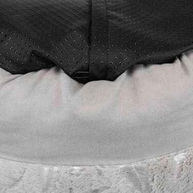 Ліжко для собак TRIXIE з пухом, 50 см, сірий/сріблястий - зручне лежання для маленьких собак, з велюром та плюшем, антиковзаюче, миється, 36528