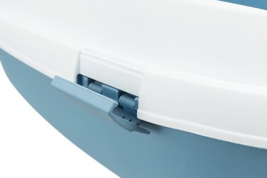 Торгівля TRIXIE Katzentoilette Primo XXL з бортиком блакитно-білий, великий лоток для котів