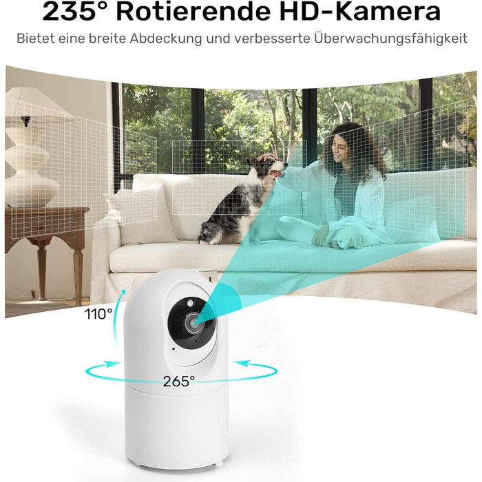 Автоматичний годівниця для котів та собак FUKUMARU з камерою 1080P, WiFi, сенсором рівня корму та нічним баченням