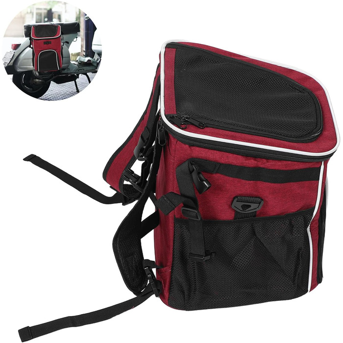 Транспортна коробка для собак FONDOTIN: рюкзак для маленьких собак з віднімним плечовим ременем, дихаюча сітка, складна та міцна для подорожей та активного відпочинку