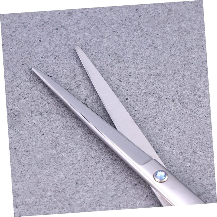 Ножиці для грумінгу собак та котів, безпечні, ергономічні, срібні. Розмір 1