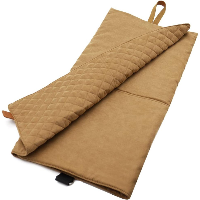 Килимок для собак Paws&Co: складний, портативний, 100x65 см (L, Коричневий)