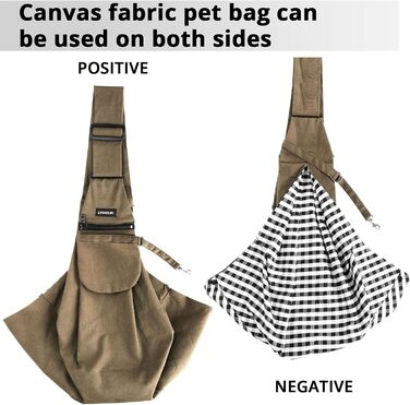 Транспортна сумка для домашніх тварин Lyneun: регульована, дихаюча, для котів та собак (Хакі)