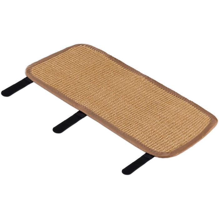 Натуральний килимок для дряпання котів Navaris з сизалю - захист столу від подряпин з липучкою - догляд за кігтями - захист меблів