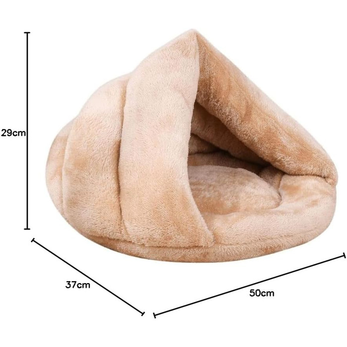 Astorpet PAGURO: Лежанка для собак та котів, миюча, світло-коричнева (S)