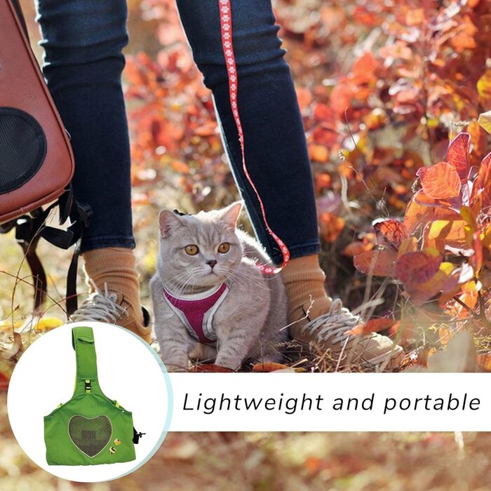 Транспортна сумка для собак та котів, переноска для тварин, зелена, 35.8 x 40.9 x 16.69 см