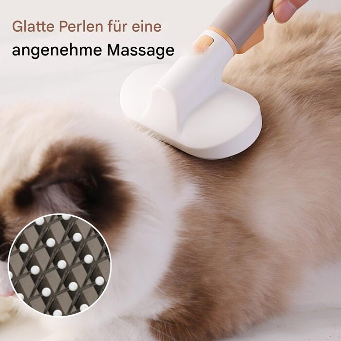 Щітка для собак при линянні, тримач для догляду за шерстю з 3-ма насадками | Інструмент для видалення шерсті собак та котів, для миття коротко- та довгошерстих тварин вдома, в квартирі, офісі, гуртожитку, на меблі